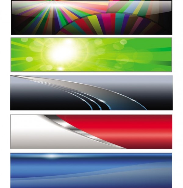 Glossy Modern Abstract Vector Banners web vector unique ui elements stylish quality original new interface illustrator high quality hi-res HD graphic fresh free download free elements download detailed design creative colorful banners abstract   