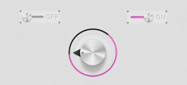 Grey & Pink Web UI Elements Kit PSD web unique ui set ui kit ui elements ui stylish slider switch set quality psd pink original on/off switch on off new modern knob kit interface hi-res HD fresh free download free elements download detailed design creative control knob clean   