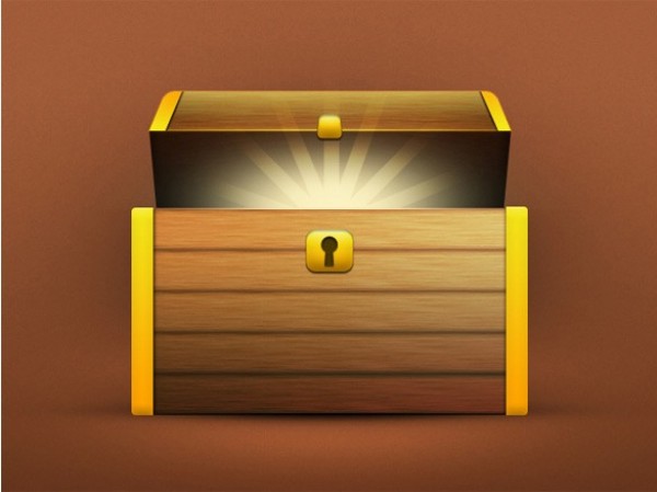 Wooden Treasure Box Template PSD web unique ui elements ui treasure box treasure template stylish quality psd promotion original new modern jackpot interface hi-res HD fresh free download free elements download detailed design creative clean bundle offer   