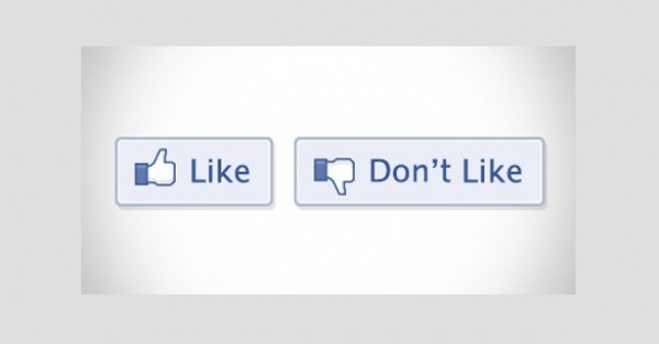 Clean Facebook Like Buttons Vector Set PSD web vector unique ui elements thumbs up stylish set quality psd original new like interface illustrator high quality hi-res HD graphic fresh free download free facebook like buttons facebook eps elements download detailed design creative ai   