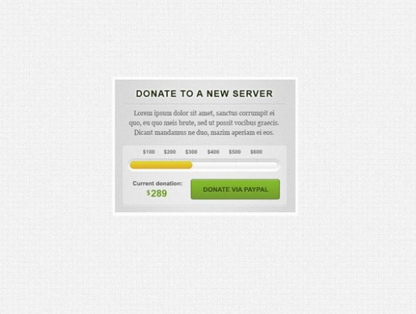 Coded Donate Bar with Totals & Paypal web unique ui elements ui total donations textarea stylish quality paypal original new modern interface html hi-res HD fresh free download free elements download donate dollar detailed design css creative clean button bar   