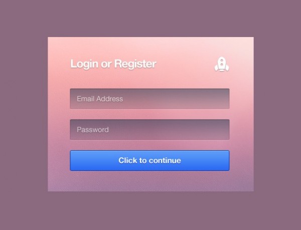 Stylish Web UI Login Register Form PSD web unique ui elements ui stylish signin register form register quality psd pink panel original new modern login form login interface input field hi-res HD fresh free download free field elements download detailed design creative clean box blue button   