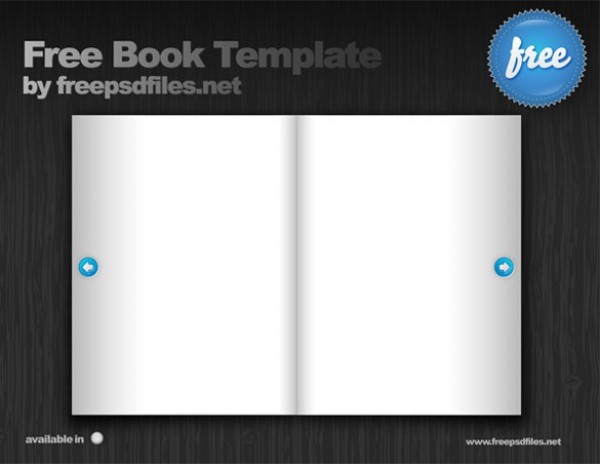 Opened Book Graphic with Arrows PSD white web unique ui elements ui stylish quality psd original opened book open book open new navigation modern interface hi-res HD fresh free download free elements download detailed design creative clean book blue arrows   