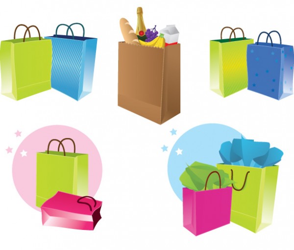 Colorful Vector Shopping Bags vectors vector graphic vector unique store shopping shop quality photoshop pack original online modern illustrator illustration high quality grocery groceries gift bags fresh free vectors free download free download creative colorful bags ai   