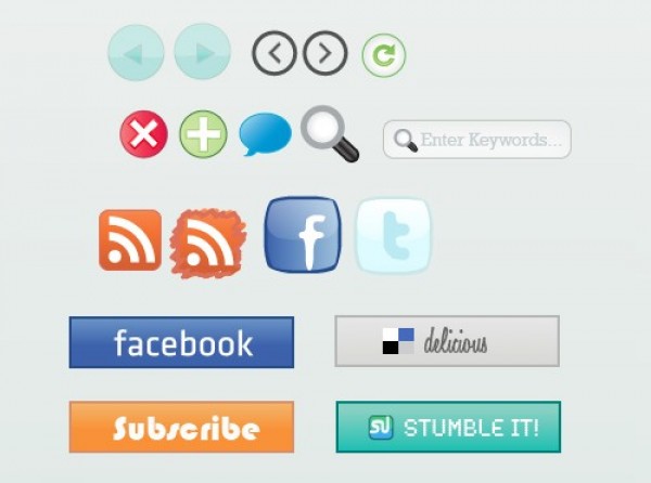 Fresh Web 2.0 UI Elements Vector Kit web 2.0 web vector elements vector unique ui elements stylish social media icons quality original new interface illustrator high quality hi-res HD graphic fresh free download free elements download detailed design creative buttons badges   
