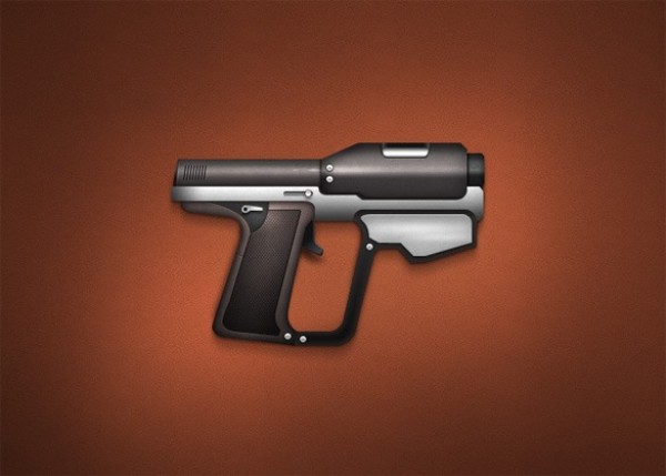 Realistic Hand Gun Icon PNG web unique ui elements ui stylish realistic quality png pistol original new modern interface icon hi-res HD hand gun gun fresh free download free elements download detailed design creative clean   