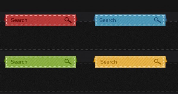 4 Colorful Stitched Search Fields Set PSD web unique ui elements ui stylish stitched search field quality psd original new modern interface hi-res HD fresh free download free elements download detailed design creative colors colorful clean   