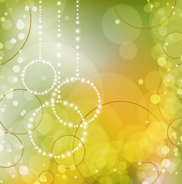Yellow Tone Bokeh Abstract Vector Background yellow web vector unique stylish sparkles quality original illustrator high quality green graphic fresh free download free eps download design creative circles bokeh background   