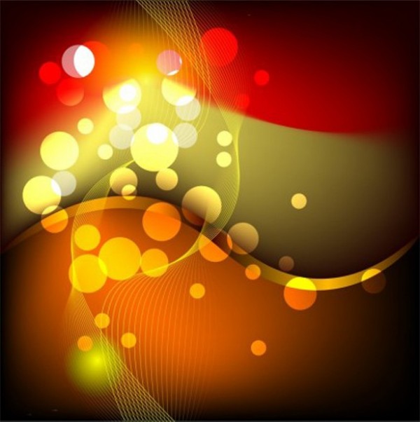 Rich Toned Bokeh Abstract Vector Background web vector unique ui elements swirls stylish quality original orange new lights interface illustrator high quality hi-res HD green graphic fresh free download free elements download dotted detailed design creative circles bokeh blur background ai abstract   