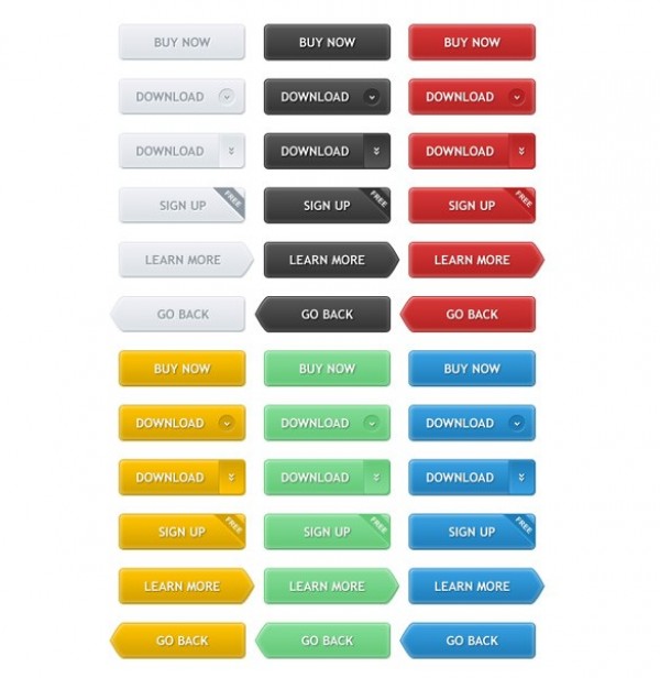 36 Precision Web UI Buttons Collection PSD yellow web unique ui elements ui stylish sign-up button set red quality pack original new modern interface hi-res HD grey green fresh free download free elements download buttons download detailed design creative colors clean buy now buttons blue black   