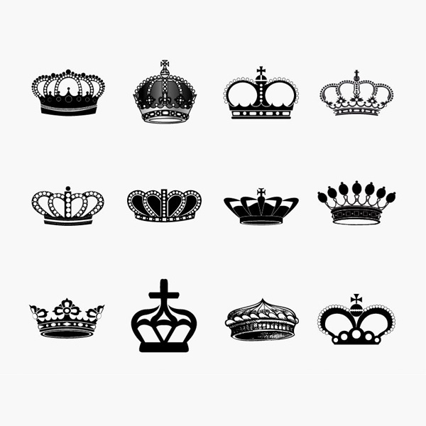 12 Intricate Heraldry Royal Crowns Vector Set web vintage vector crowns vector unique ui elements stylish silhouette set royal queen quality original new king interface illustrator high quality hi-res heraldry crowns heraldry heraldic HD graphic fresh free download free eps elements download detailed design crowns creative   