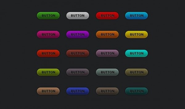 Deep Tone Colors Web Buttons Set PSD web unique ui elements ui Tone textured stylish small simple quality psd original new modern interface hi-res HD fresh free download free elements download detailed design dark creative colors clean buttons   