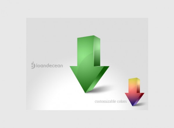 Solid 3D Arrow Icon PSD web vectors vector graphic vector unique ultimate ui elements solid quality psd png photoshop pack original new modern jpg illustrator illustration ico icns high quality hi-def HD fresh free vectors free download free elements download design creative colors arrow ai 3d   