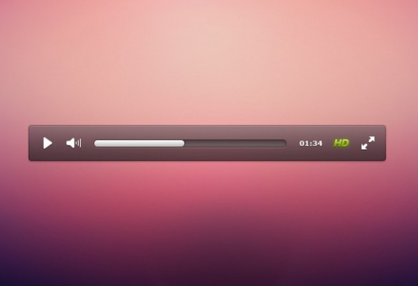Crisp Custom Video Player Interface PSD web video player unique ui elements ui stylish smooth quality psd premium player original new modern interface hi-res HD fresh free download free elements download detailed design custom creative clean   