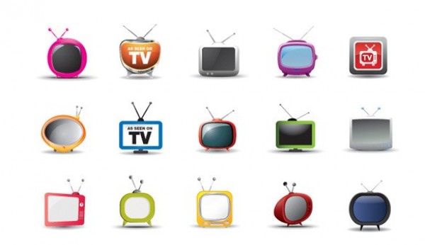 15 Retro Colorful Television Icons Set PNG web unique ui elements ui television stylish simple retro tv icon retro tv quality png original new modern interface icon hi-res HD fresh free download free elements download detailed design creative clean cartoon tv   