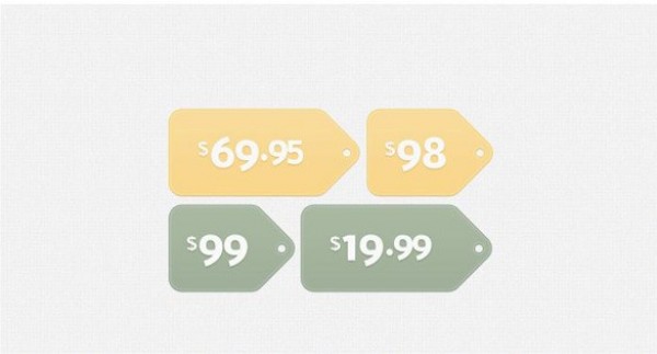 Trendy Web UI Price Tags Set PSD web unique ui elements ui tags stylish set quality psd price tags price original orange new modern interface hi-res HD green fresh free download free elements download detailed design creative clean buttons   