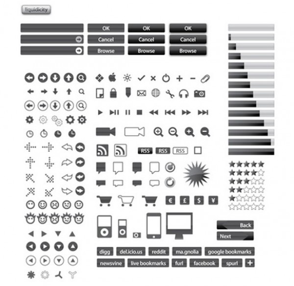 165 Amazing Web Icons & Buttons Vector Pack zoom icon web vector unique ui elements stylish states star rating shopping cart icon rss quality player icons pixel original new interface illustrator icons high quality hi-res HD graphic glyph fresh free download free elements download device icon detailed design creative buttons arrows   