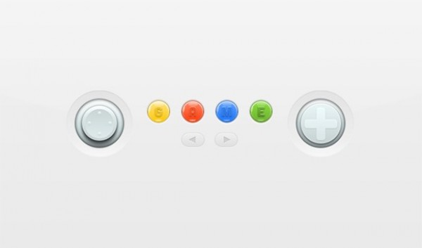 New Mini Game UI Elements Kit PSD white web unique ui elements ui stylish set quality psd original new modern knob kit interface inset icons hi-res HD game icons game fresh free download free elements download detailed design creative controls control knob colorful clean   