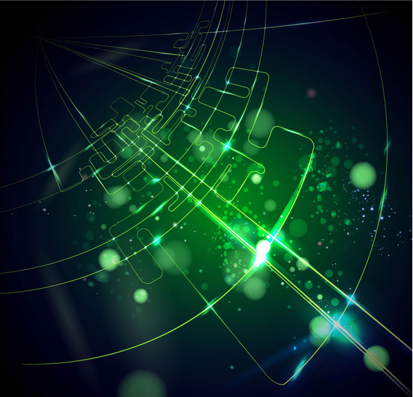 Spatial Connection Green Abstract Background web vector unique ui elements stylish stars space quality original new lines lights interface illustrator high quality hi-res HD green graphic futuristic fresh free download free eps elements download digital detailed design creative communications background abstract   