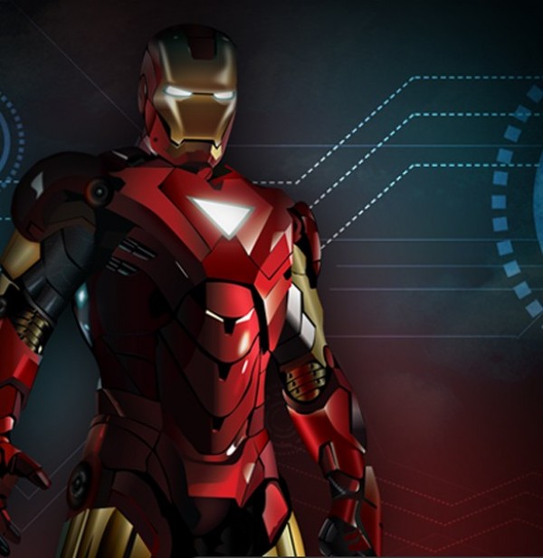 Futuristic Superhero Ironman Wallpaper PSD web wallpaper unique technology tech superhero stylish quality psd original new movie modern jpg ironman 3 ironman hi-res hi tech HD fresh free download free download design creative clean abstract   