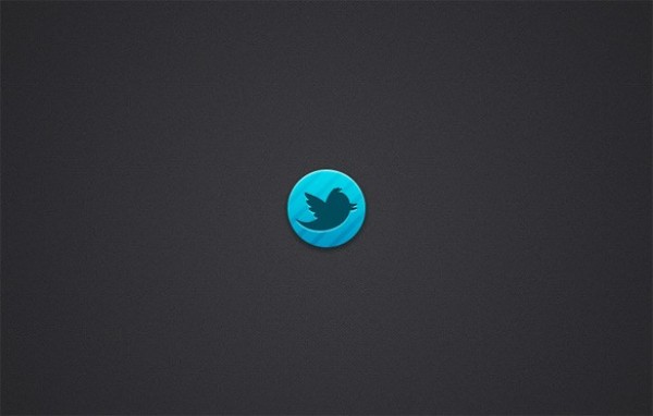 Exquisite Round Blue Twitter Icon PSD web unique ui elements ui twitter bird twitter stylish social quality psd original new modern media interface icon hi-res HD fresh free download free elements download detailed design creative clean bird   