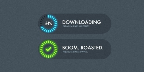 Circular Progress Loading Indicators PSD web uploader unique ui elements ui stylish quality psd progress bar progress original new modern loading indicator interface hi-res HD fresh free download free elements download detailed design creative clean circular progress loader circular   