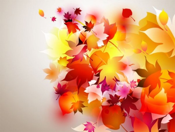 Vibrant Autumn Leaves Abstract Vector Background yellow web vivid vibrant vector unique ui elements stylish red quality original new leaves interface illustrator high quality hi-res HD graphic glowing fresh free download free fall colors eps elements download detailed design creative colorful background autumn leaves autumn   