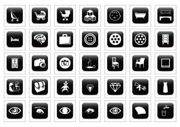 Simple Black Icons People Things web unique ui elements ui stylish simple black icons simple silhouette icons quality people icons original new modern interface household icons hi-res HD fresh free download free elements download detailed design creative clean black icons   