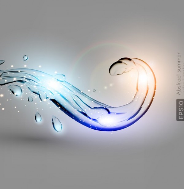 Summer Splash Rainbow Vector web water splash water vector unique ultimate ui elements stylish spray splash rainbow quality pack original new modern light interface illustration high quality high detail hi-res HD graphic fresh free download free elements Drops droplets download detailed design creative   