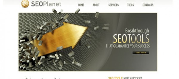SEOPlanet photoshop template   