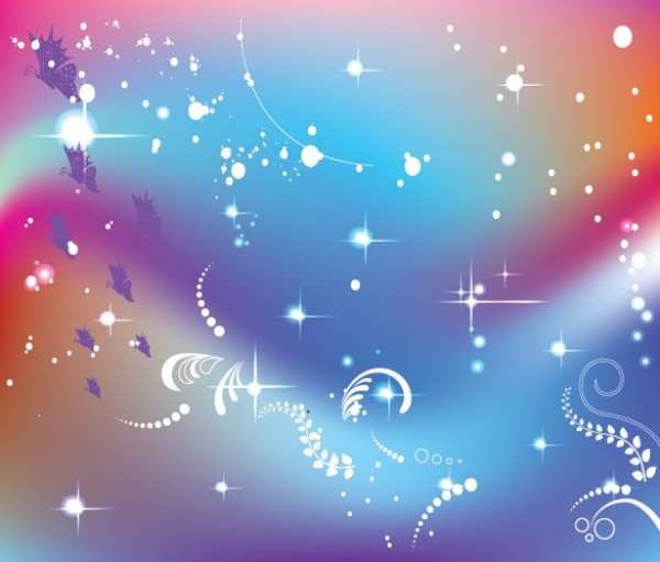 Fantasy Twilight Blue Abstract Vector Background web vector unique twinkles twilight stylish red quality original illustrator high quality graphic fresh free download free fantasy download design creative butterflies blue background ai   