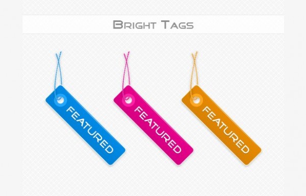Crisp Bright Feature Tags UI Elements Set PSD yellow web unique ui elements ui tags stylish strings quality pink original new modern interface hi-res HD fresh free download free featured feature elements download detailed design creative colors colorful clean blue   