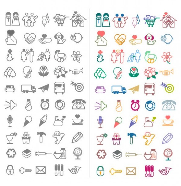 50 Cartoon Style Vector Web Icons Set web vector unique ui elements stylish sketch icons set quality original new interface illustrator icons high quality hi-res HD hand drawn icons graphic fresh free download free elements download detailed design creative cartoon icons   