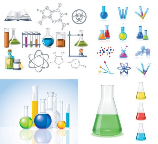 Science Chemistry Lab Vector Icons Pack web vector unique ui elements stylish science quality original new molecule lab interface illustrator icons icon high quality hi-res HD graphic fresh free download free elements download detailed design creative chemistry chemicals beaker   