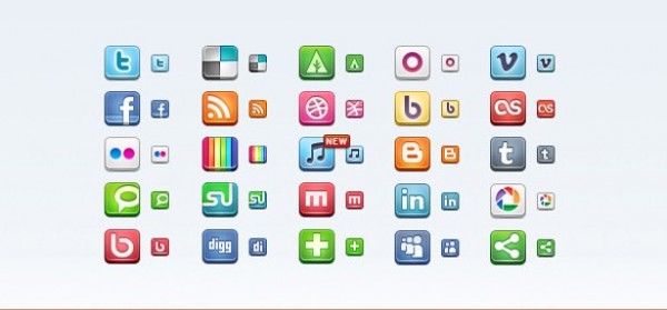 25 Sleek Social Media Icons Set PNG web unique ui elements ui stylish social media icons social icons social simple set quality png original new networking modern interface icons hi-res HD fresh free download free elements download detailed design creative clean bookmarking   