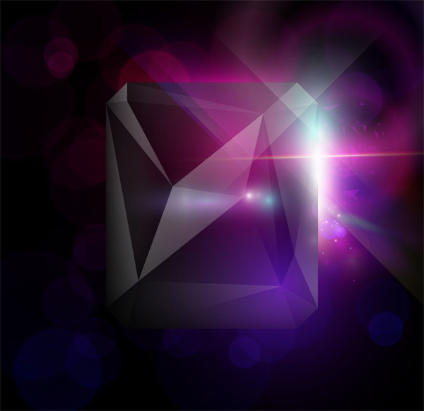 Mysterious Purple Diamond Abstract Background vector purple mysterious light glowing geometric free download free diamond dark background abstract   