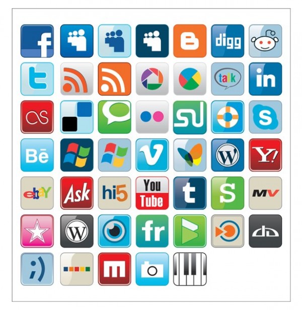 47 Awesome Social Media Icons Vector Pack web vector unique ui elements stylish social icons set social set quality pdf pack original new networking jpg interface illustrator icons high quality hi-res HD graphic fresh free download free eps elements download detailed design creative colorful bookmarking ai   