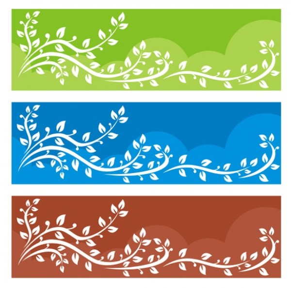 3 Floral Bubble Web UI Banners Vector Set web vines vector unique ui elements trees stylish set quality original orange new interface illustrator high quality hi-res headers HD green graphic fresh free download free floral eps elements download detailed design creative colorful cdr bubbles blue banners ai   