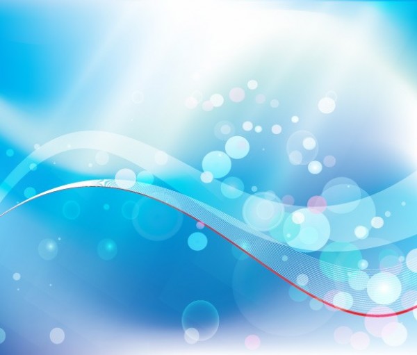 Flowing Lines Blue Abstract Bokeh Background web waves vector unique sunlight stylish red line quality original lines lights illustrator high quality graphic fresh free download free flowing download design creative bubbles bokeh blurred blur blue background ai   
