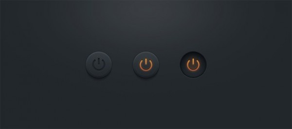 3 Round Power-up Buttons Set PSD web unique ui elements ui stylish states set round quality psd pressed power buttons power original on off buttons normal new modern interface hover hi-res HD fresh free download free elements download detailed design dark creative clean active   