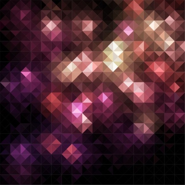 Pink Kaleidoscope Mosaic Vector Background web vector unique stylish squares quality pink original mosaic illustrator high quality graphic fresh free download free eps download design creative background abstract   