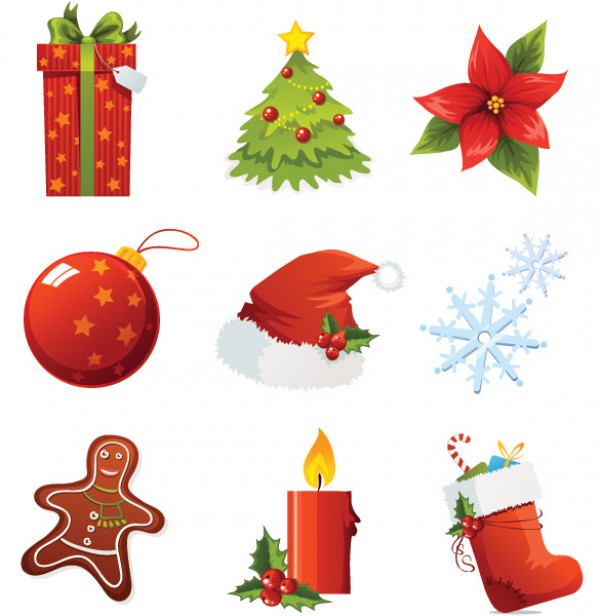 9 Christmas Vector Icons web vectors vector graphic vector unique ultimate tree stocking snowflake quality photoshop pack original new modern illustrator illustration icons holiday high quality gift fresh free vectors free download free download design creative christmas candle ai   