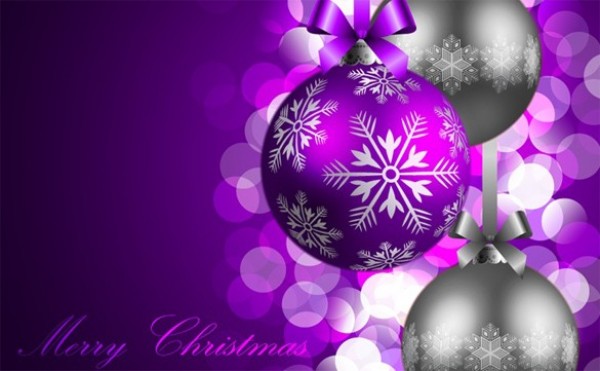 Purple Christmas Ornament Vector Background web vector unique ui elements stylish snowflake quality purple ornaments original new interface illustrator high quality hi-res HD graphic fresh free download free eps elements download detailed design creative christmas background christmas bokeh balls background   