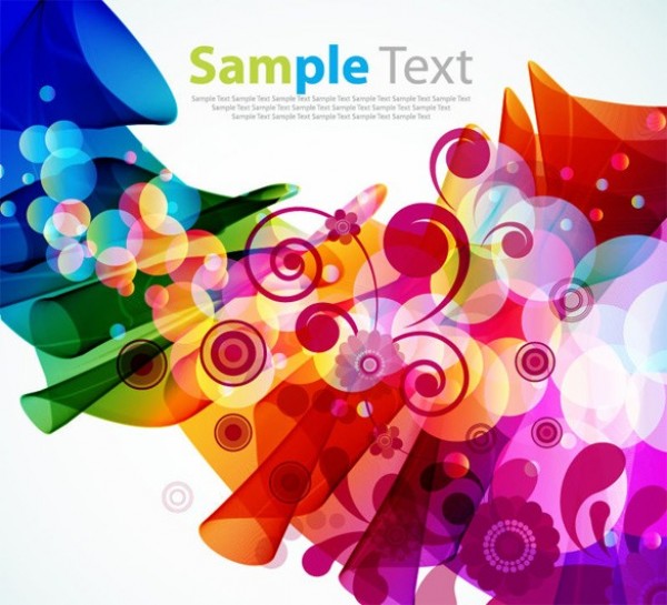 Festive Colorful Swirl Abstract Vector Background web vector unique swirls stylish quality party original illustrator high quality graphic fun fresh free download free festive eps download design creative colorful bubbles background abstract   