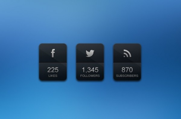 3 Awesome Social Feeds Counters Set PSD web unique ui elements ui twitter subscribers stylish social feeds counter social set rss counter quality psd original new modern likes interface hi-res HD fresh free download free followers feeds facebook elements download detailed design creative clean buttons   