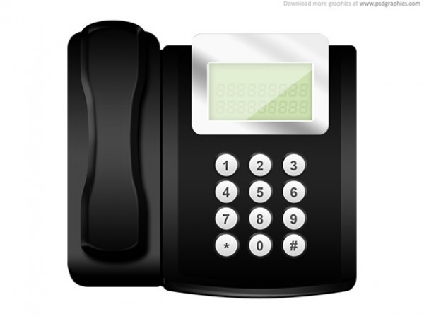 Modern Office Telephone Icon  PSD web vectors vector graphic vector unique ultimate ui elements telephone quality psd png photoshop phone icon phone pack original office new modern jpg illustrator illustration icon ico icns high quality hi-def HD glossy fresh free vectors free download free elements download design creative black phone black ai   