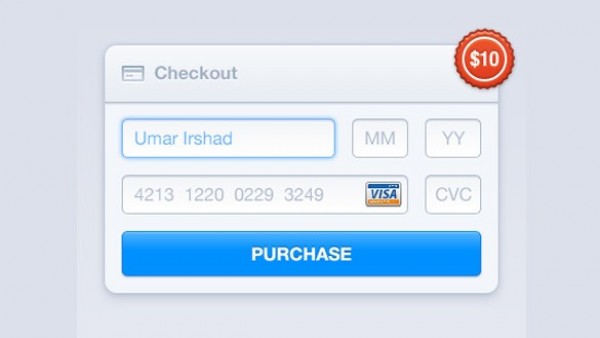 Blue Ecommerce Checkout Payment Widget PSD widget web unique ui elements ui stylish quality psd price payment original new modern interface hi-res HD fresh free download free elements ecommerce download detailed design credit card payment credit card creative clean checkout widget checkout blue   