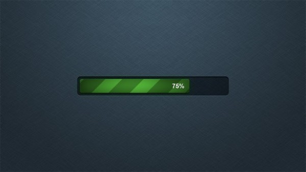 Detailed Progress Bar PSD web upload bar unique ui elements ui stylish simple quality psd progress bar original organized new modern interface hi-res HD green fresh free download free elements download diagonal stripe detailed design creative clean   