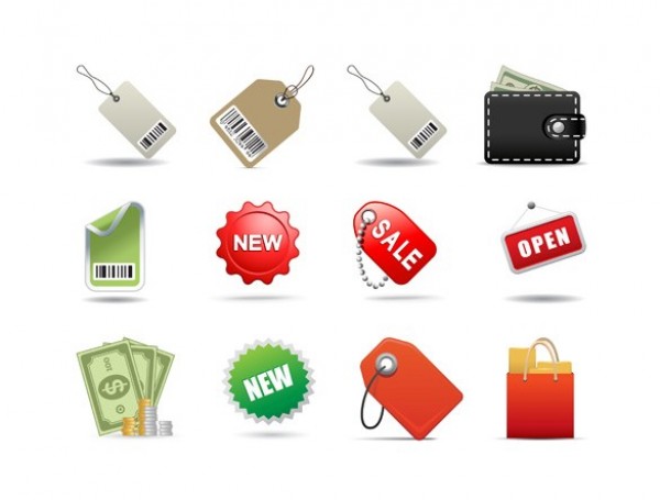 12 Vector Sales Tags and Icons Set web wallet vector unique ui elements tags stylish stickers shopping bag set sales tags sales sale tags quality original open sign new sticker new money labels interface illustrator high quality hi-res HD graphic fresh free download free eps elements download detailed design curled sticker creative ai   