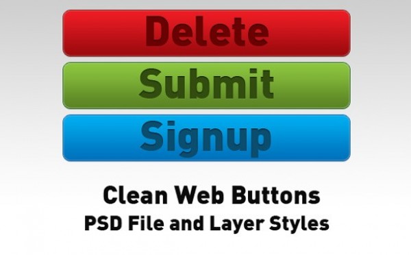 Clean Simple Web UI Buttons Set PSD web unique ui elements ui stylish simple red quality original new modern interface hi-res HD green fresh free download free elements download detailed design creative clean buttons blue   